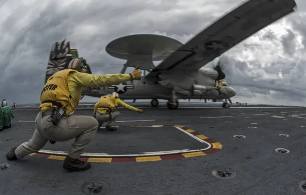 Картинка оружие, USS George Washington, conducts flight operations