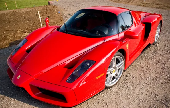 Картинка Ferrari, red, supercar, Enzo