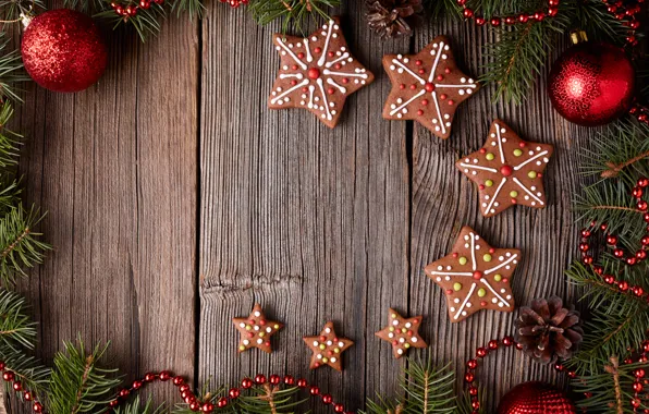 Картинка Новый Год, печенье, Рождество, Christmas, выпечка, сладкое, Xmas, глазурь, cookies, decoration, gingerbread, Merry