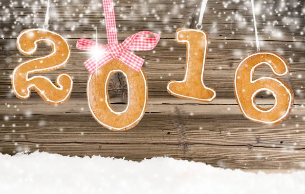 Картинка Новый год, New Year, cookies, decoration, Happy, 2016
