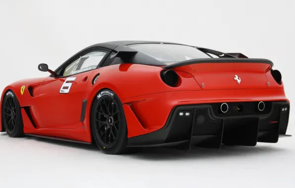 Картинка Ferrari, Red, Racing, 599XX