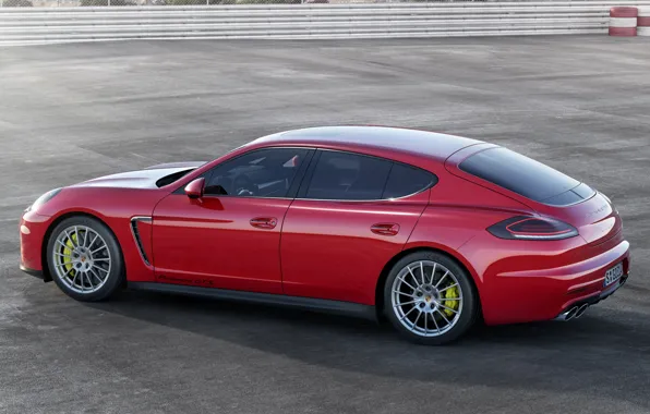 Картинка Porsche, Panamera, red, автомобиль, красивый, GTS