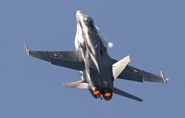 Картинка полет, истребитель, многоцелевой, Hornet, FA-18C