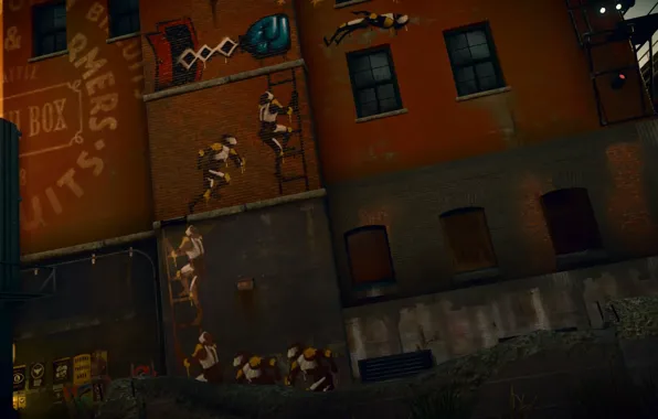 Картинка Graffiti, inFAMOUS Second Son, DUP