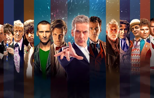 Картинка Doctor Who, Доктор кто, Peter Capaldi, Питер Капальди, all doctors, все доктора