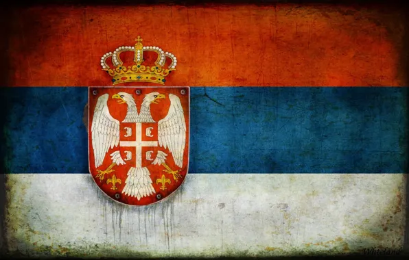 Картинка флаг, герб, Сербия