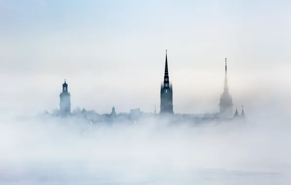 Картинка Sweden, Stockholm, City in the Sky