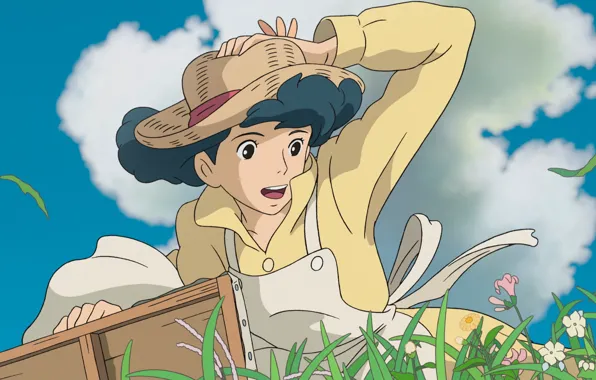Картинка Хаяо Миядзаки, Ghibli, Наоко Сатоми, Ветер крепчает