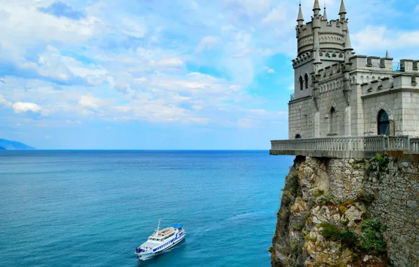 Картинка Пейзаж, Крым, Ласточкино гнездо