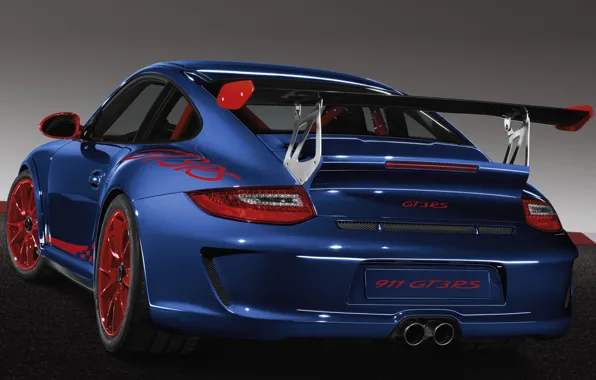 Картинка 911, Porsche, суперкар, Порше, вид сзади, GT3, ГТ3