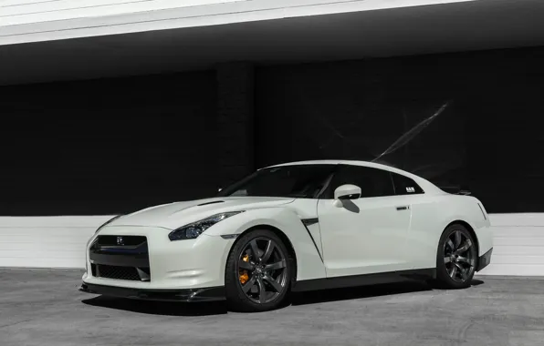 Картинка GTR, Nissan, White