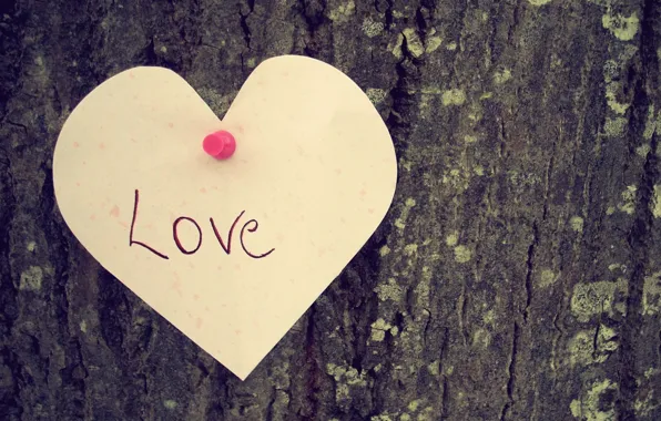 Картинка любовь, дерево, настроение, надпись, сердце, love, heart.чувство