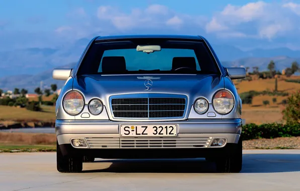 Картинка Mercedes-Benz, Mercedes, E-class, E-Klasse, 1995, E-класс, W210, Executivklasse, Лупатый, Глазастый