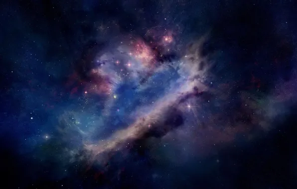 Картинка космос, тьма, вселенная