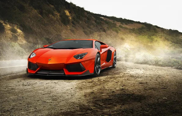 Картинка supercar, автообои, Lamborghini Aventador