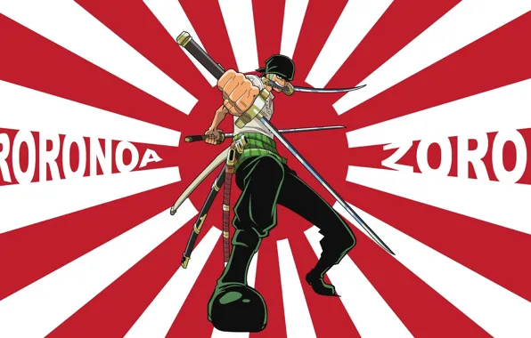Картинка green, Japan, sword, game, One Piece, pirate, anime, katana, sun, man, asian, manga, japanese, oriental, …