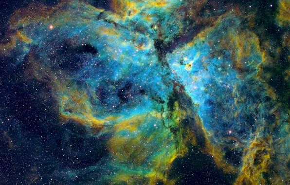 Картинка космос, туманность, nebula, скопление звёзд