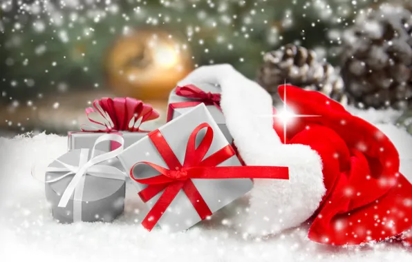 Картинка Новый Год, Рождество, Christmas, winter, snow, Merry, decoraton