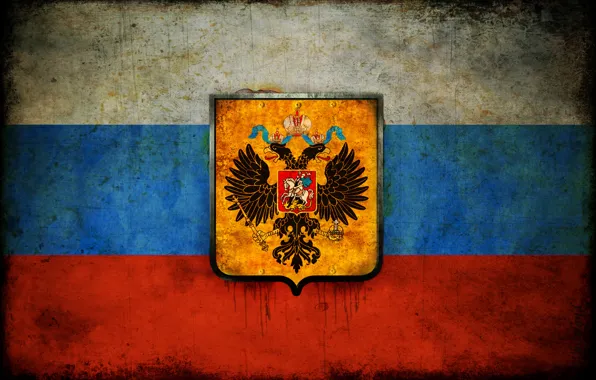 Картинка Триколор, Герб, Флаг России