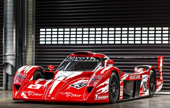 Картинка red, Toyota, автомобиль, тойота, 1998, гоночный, GT One, Race Version