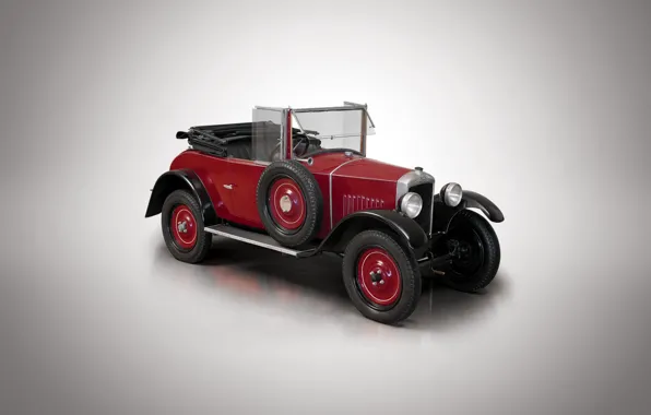 Картинка Ретро, Кабриолет, Peugeot, Автомобили, Бордовый, 1925, Type 172
