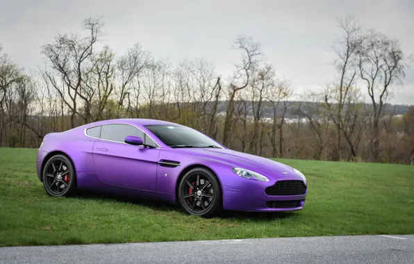 Картинка Aston Martin, Vantage, lilac