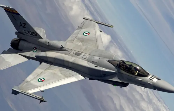 Картинка IFTS pod;, United Arab Emirates Air Force, Desert Falcon, F-16E Block 60