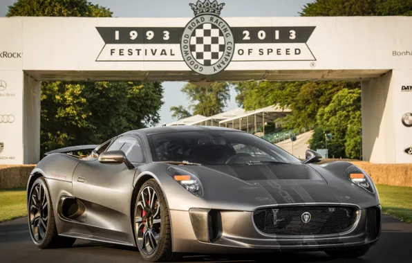 Картинка Jaguar, Hybrid, Supercar, 2014, C-X75