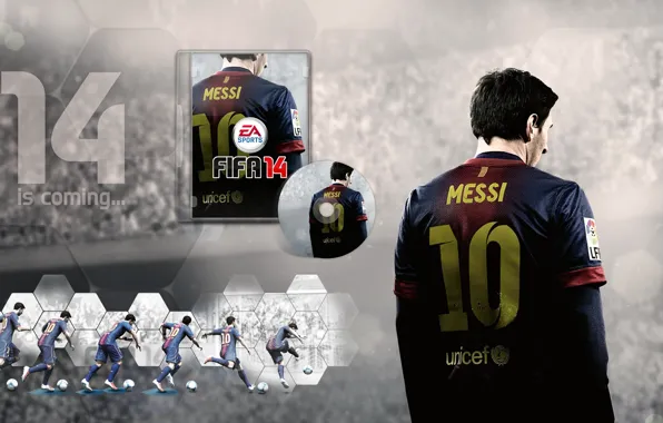 Картинка games, spain, Football, barcelona, Messi, FIFA