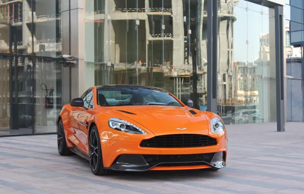 Картинка Aston Martin, Orange, Vanquish