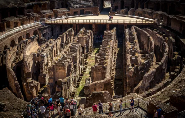 Картинка Рим, Колизей, Италия, развалины, руины, туризм, экскурсия
