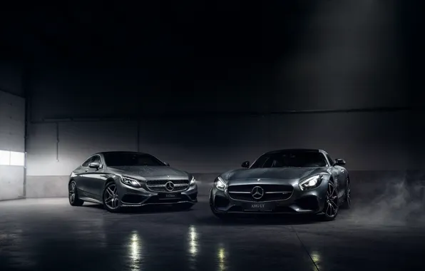 Картинка Mercedes-Benz, German, Cars, AMG, Smoke, S Class, Automotive