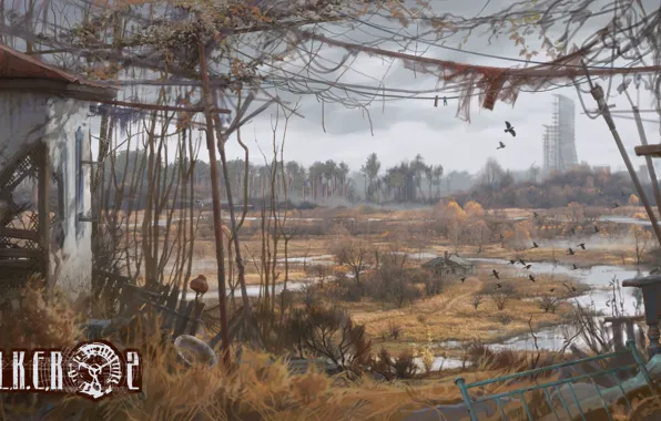 Картинка чернобыль, припять, зона, украина, сталкер 2, Stalker 2, пустош