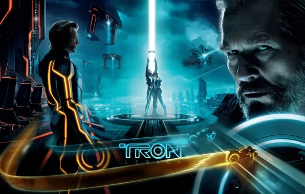 Картинка Tron Legacy, Tron, Трон, Джефф Бриджес