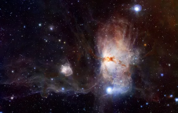 Картинка звезды, туманность, nebula, NGC 2024, орион