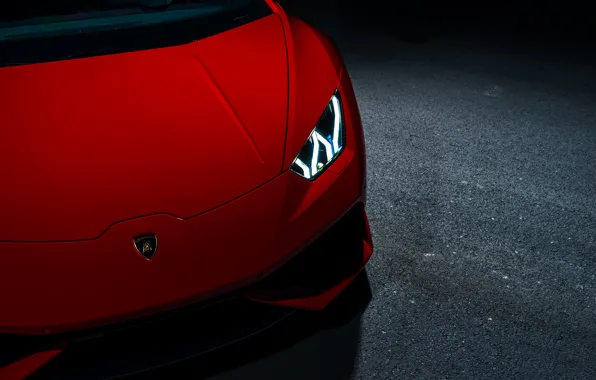 Картинка Lamborghini, Red, V10, Supercar, Exotic, Huracan, Ligth, LP640-4