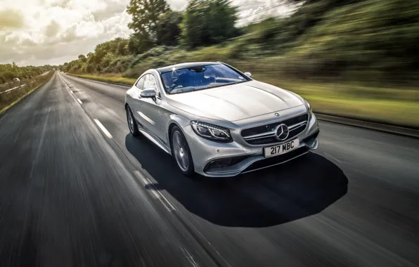 Картинка Mercedes-Benz, мерседес, AMG, Coupe, амг, S-Class, 2015, C217