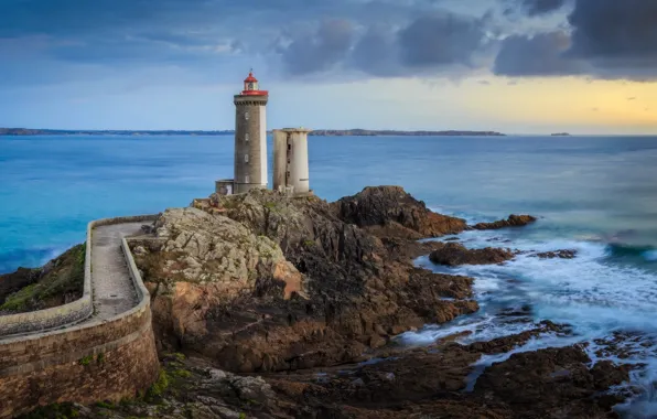 Картинка hdr, ocean, lighthouse, Phare du petit minou