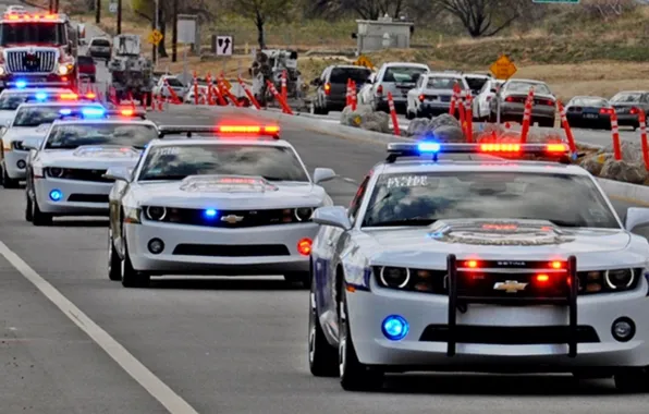 Картинка полиция, Chevrolet, red, police, blue, мигалки