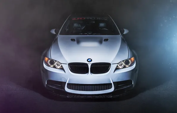 Картинка белый, бмв, BMW, перед, white, front, E92