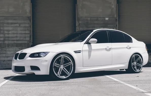 Картинка BMW, Белая, БМВ, White, E90, Concept One