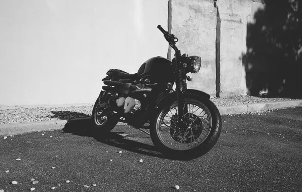 Картинка motorcycle, shadow, motorbike