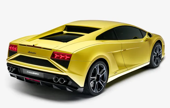 Картинка обои, Lamborghini, Gallardo, задок, ламборгини, галлардо, 2013, LP560-4