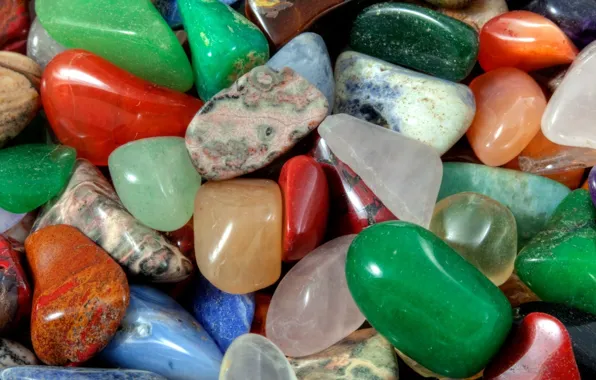 Картинка макро, камни, цветные, минералы