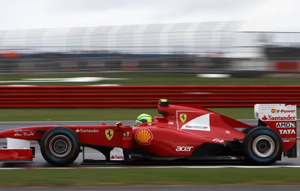 Картинка Ferrari, 2011, Silverstone, Massa