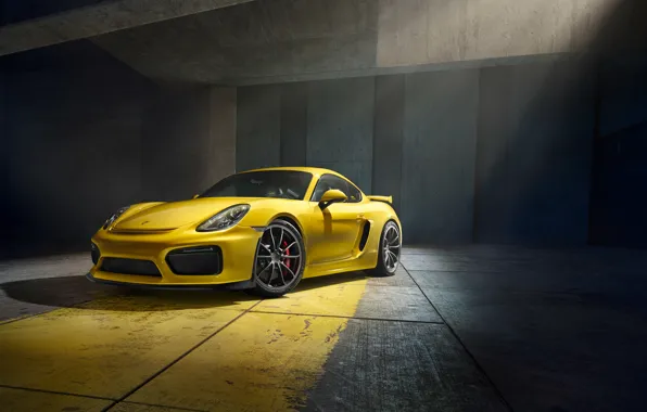 Картинка Porsche, Cayman, порше, GT4, 2015, 981C, кайман