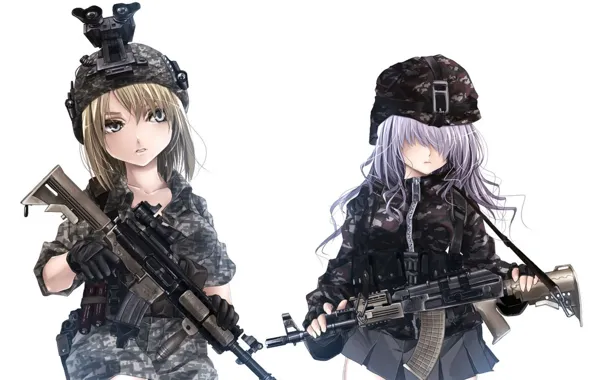 Картинка фото, девушки, девушки с автоматами картинки, солдаты обои
