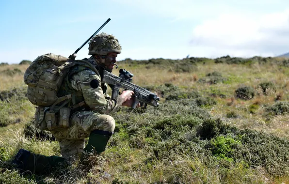 Картинка оружие, солдат, British Forces
