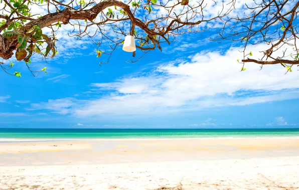 Картинка песок, море, пляж, берег, summer, sunshine, beach, sea, ocean, paradise, vacation, tropical