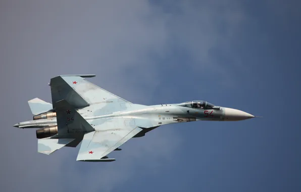 Картинка истребитель, сухой, Flanker, ввс россии, Су-27СМ3
